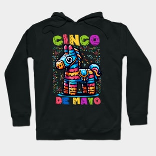 Colorful Cinco de Mayo Piñata - Fiesta Ready Hoodie